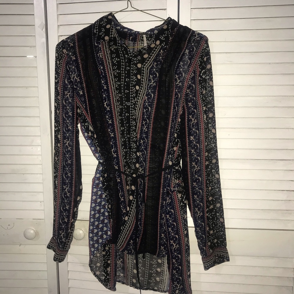 FREE PEOPLE LONG BLOUSE